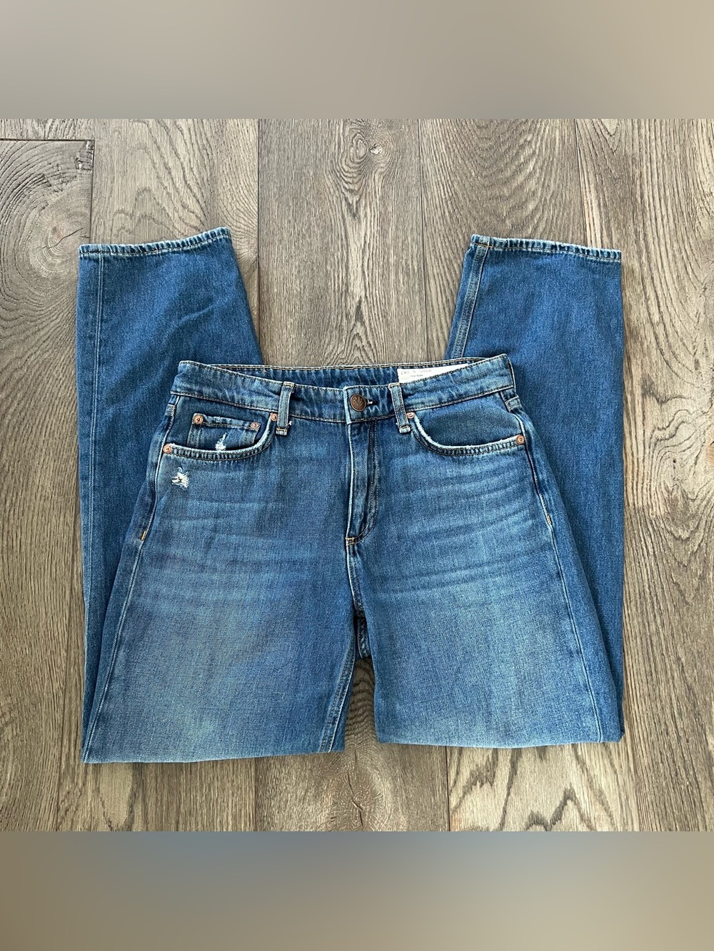 RAG & BONE Dre Low Rise Slim Boyfriend Denim Blue Jeans Size 26 - Picture 6 of 12